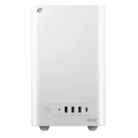 Acer U300W Mini Tower White Micro-ATX Business Desktop Casing